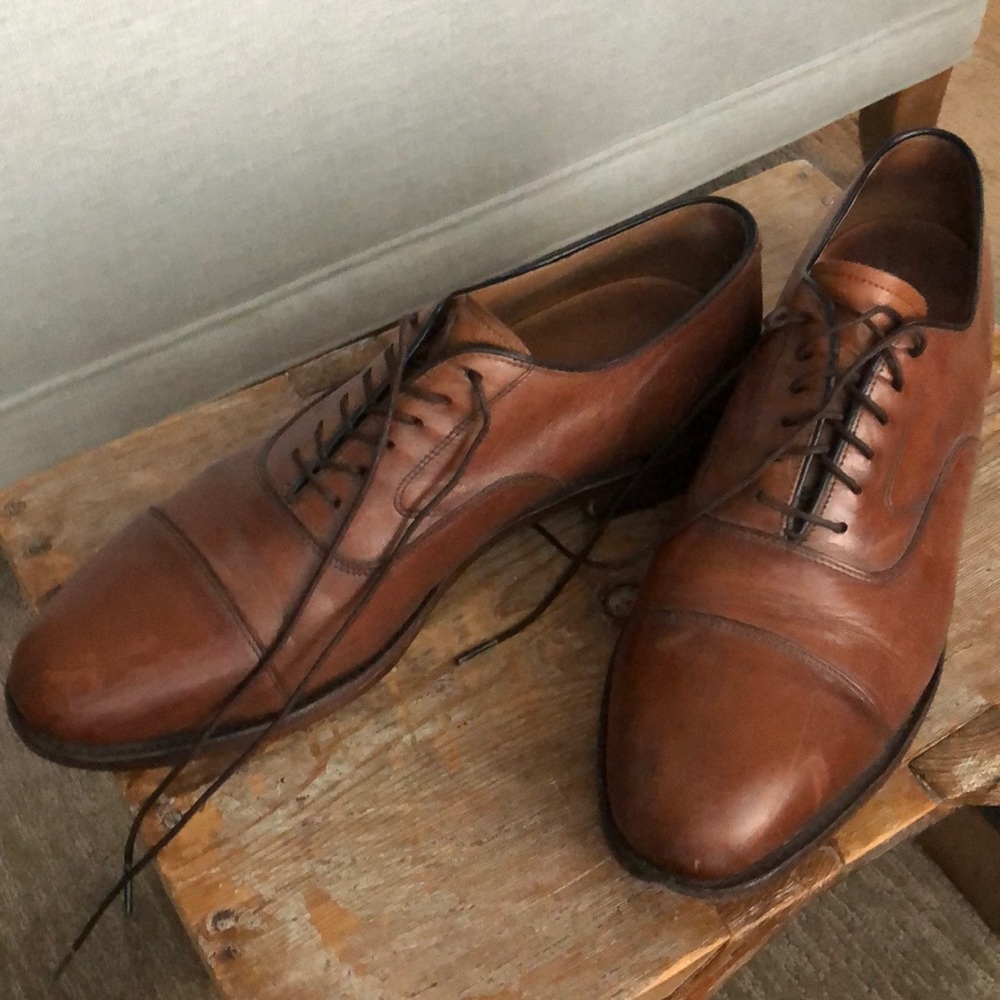 Mens Newell cap Oxford shoes
